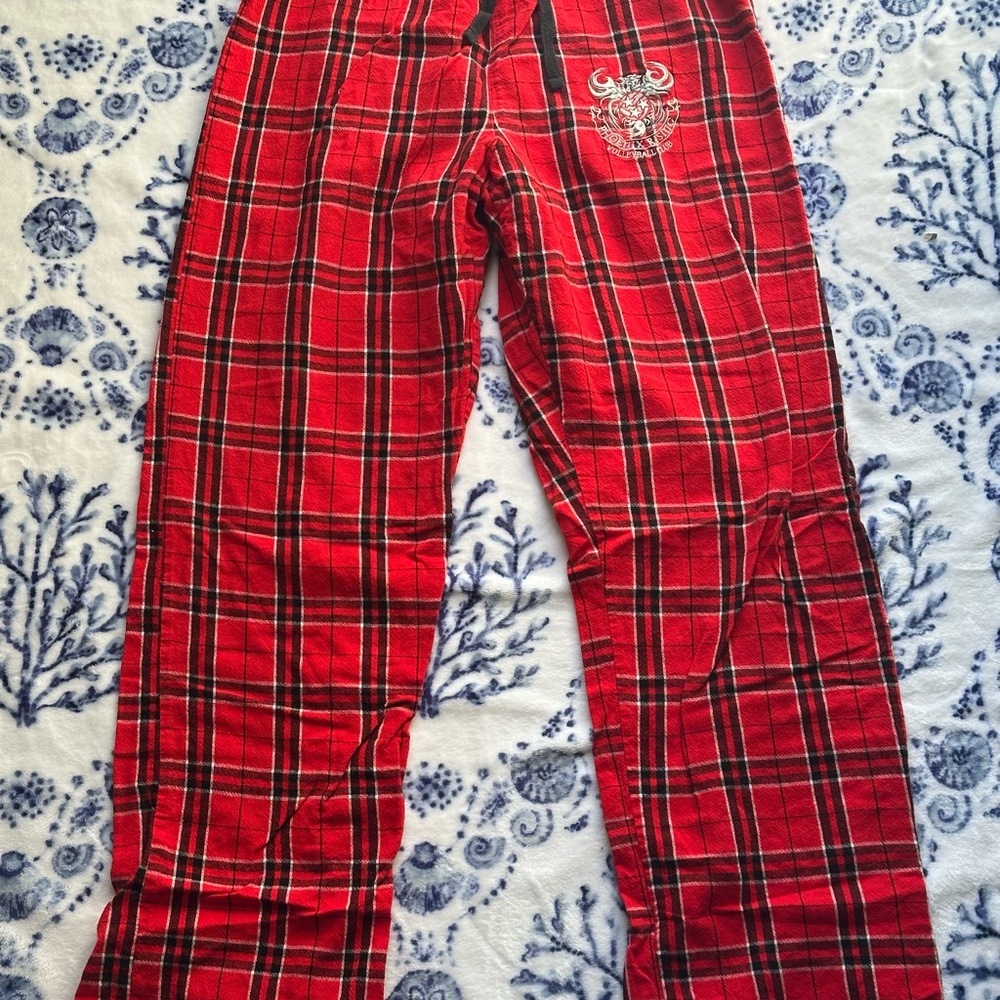 Red Plaid Pajama Pants